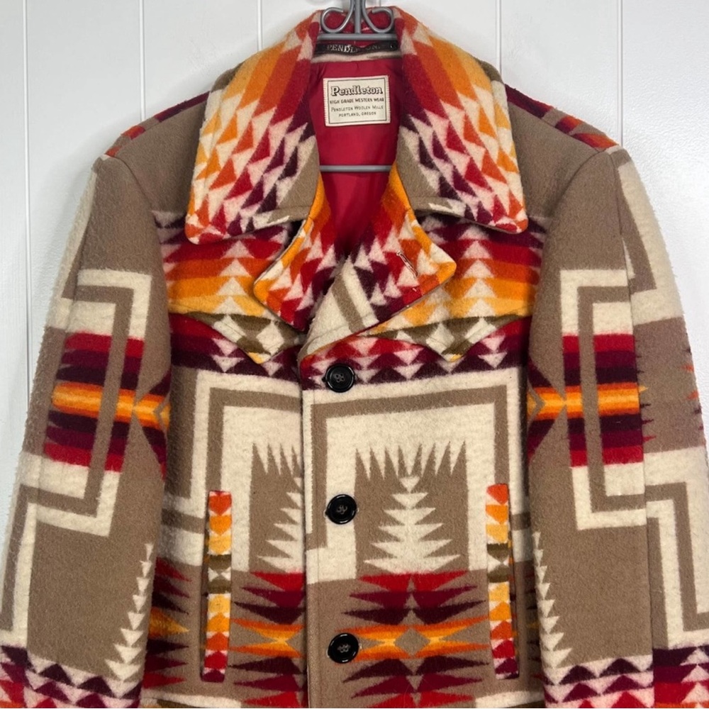 VTG Pendleton Woolen Mills Harding Pattern Men's Pea Coat
60's 70's